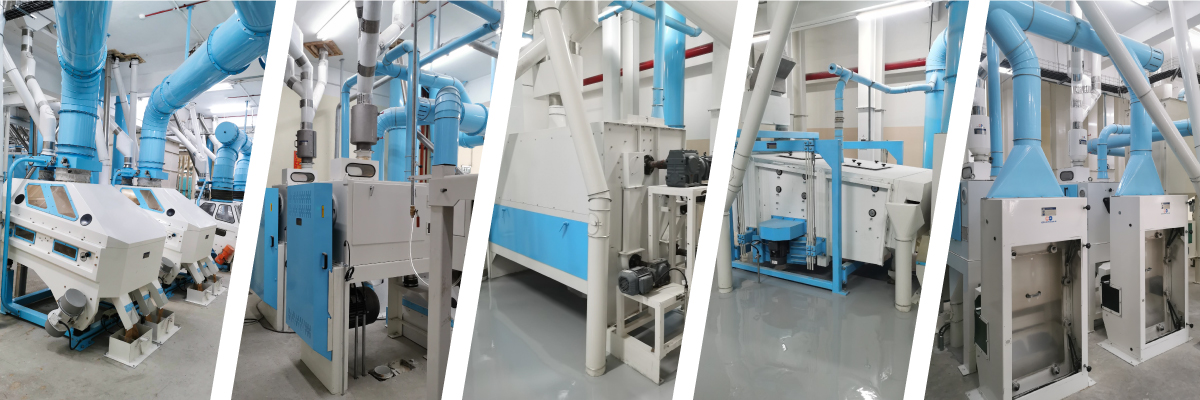 grain cleaning equipment for wheat flour milling plant